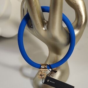 Marc Jacobs Blue and Gold Bracelet with Charm